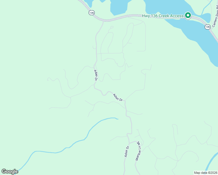 map of restaurants, bars, coffee shops, grocery stores, and more near 325 Adair Drive in Ranger