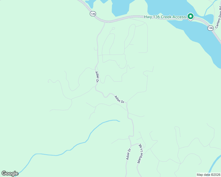 map of restaurants, bars, coffee shops, grocery stores, and more near 325 Adair Drive in Ranger