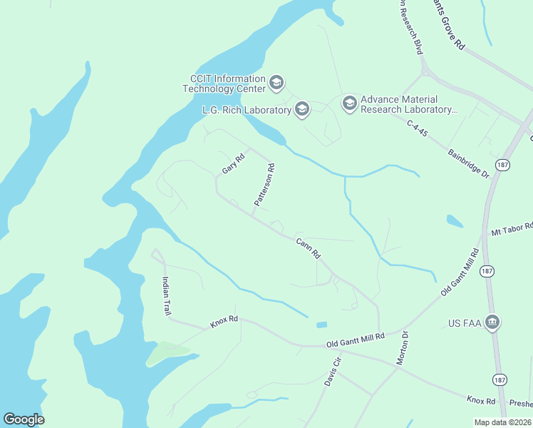 map of restaurants, bars, coffee shops, grocery stores, and more near 178 Cann Road in Anderson