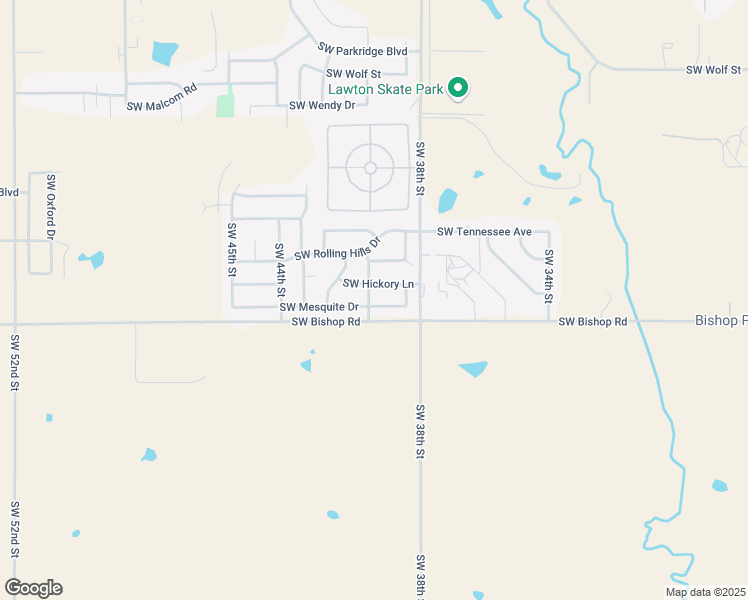 map of restaurants, bars, coffee shops, grocery stores, and more near 3913 Southwest Mesquite Drive in Lawton