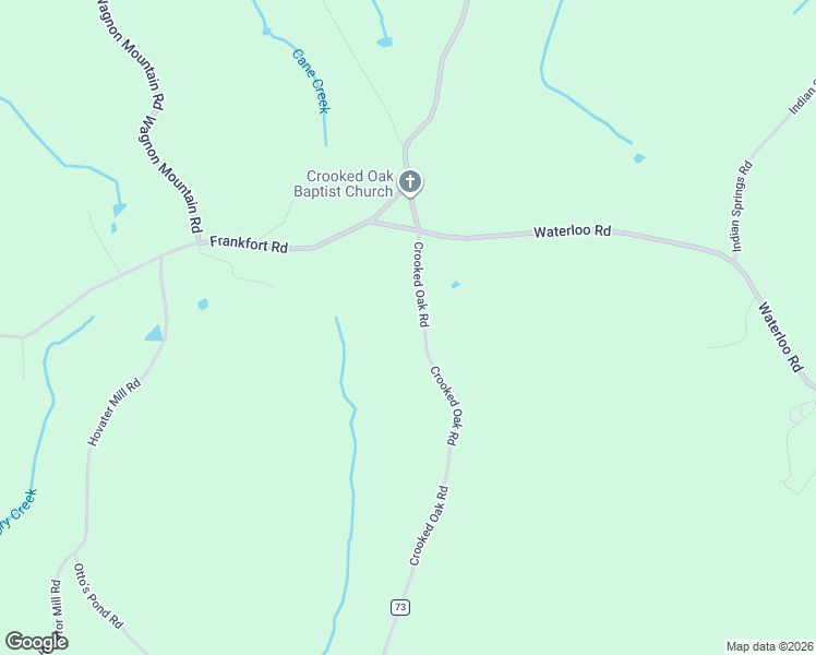 map of restaurants, bars, coffee shops, grocery stores, and more near 581-799 Crooked Oak Road in Russellville