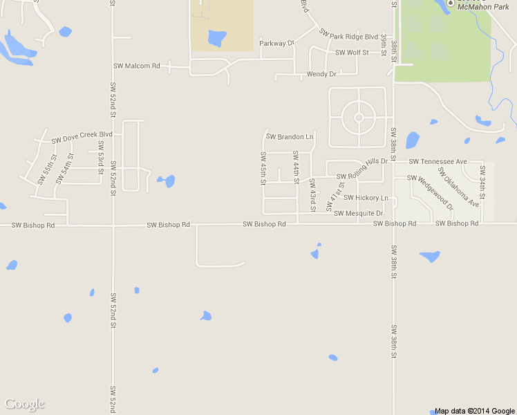 map of restaurants, bars, coffee shops, grocery stores, and more near 24152415 NW 45th Pl in Lawton