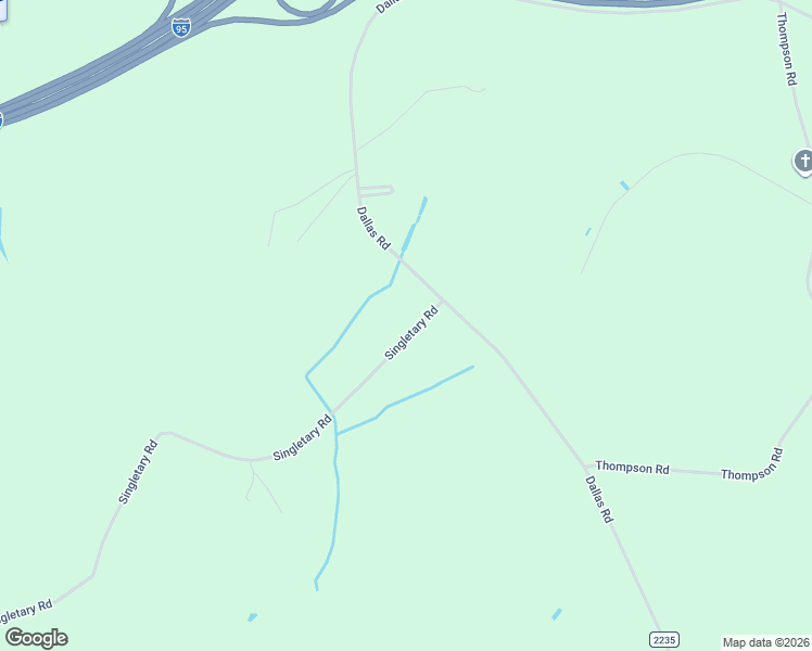 map of restaurants, bars, coffee shops, grocery stores, and more near 2425 Singletary Church Road in Lumberton