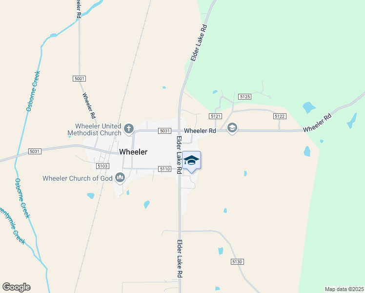 map of restaurants, bars, coffee shops, grocery stores, and more near 98 Willie Moore Circle in Booneville
