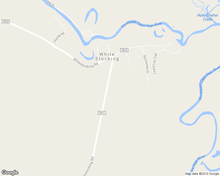 map of restaurants, bars, coffee shops, grocery stores, and more near 3325 Whitestocking Road in Burgaw