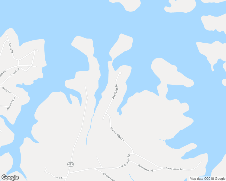 map of restaurants, bars, coffee shops, grocery stores, and more near 247 Bay Ridge Drive in Townville