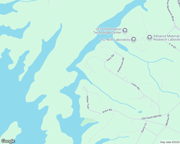 map of restaurants, bars, coffee shops, grocery stores, and more near 410 Cann Road in Anderson
