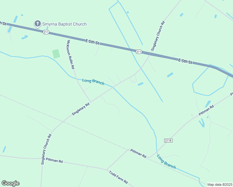 map of restaurants, bars, coffee shops, grocery stores, and more near 1326 Singletary Church Road in Lumberton