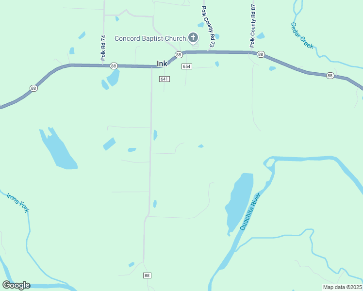 map of restaurants, bars, coffee shops, grocery stores, and more near 138 Gravel Lane in Mena