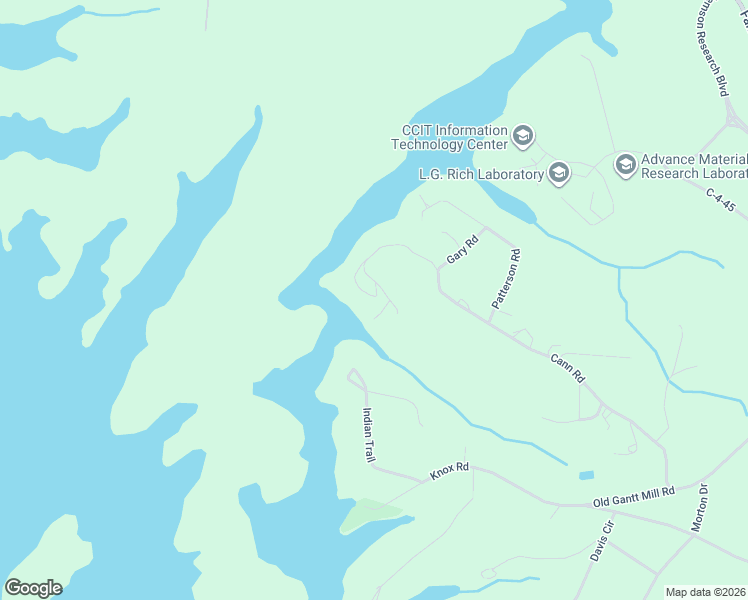 map of restaurants, bars, coffee shops, grocery stores, and more near 410 Cann Road in Anderson