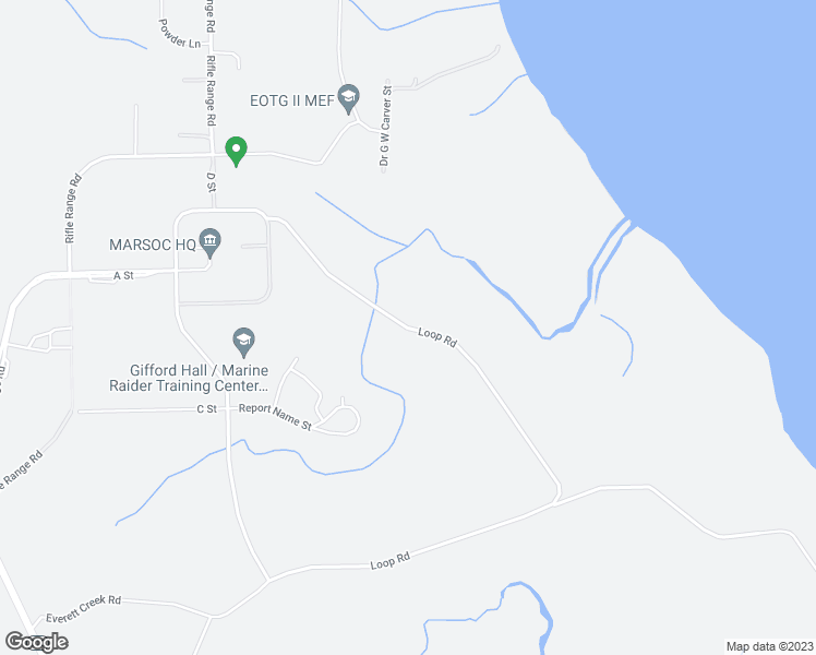 map of restaurants, bars, coffee shops, grocery stores, and more near Loop Road in North Topsail Beach