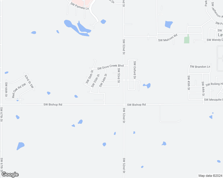 map of restaurants, bars, coffee shops, grocery stores, and more near 5310 Southwest Tyler Avenue in Lawton
