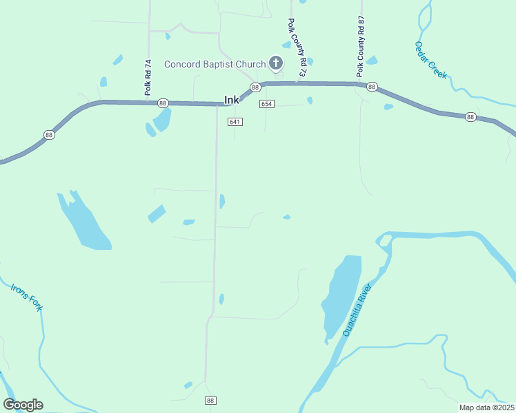 map of restaurants, bars, coffee shops, grocery stores, and more near 138 Gravel Lane in Mena