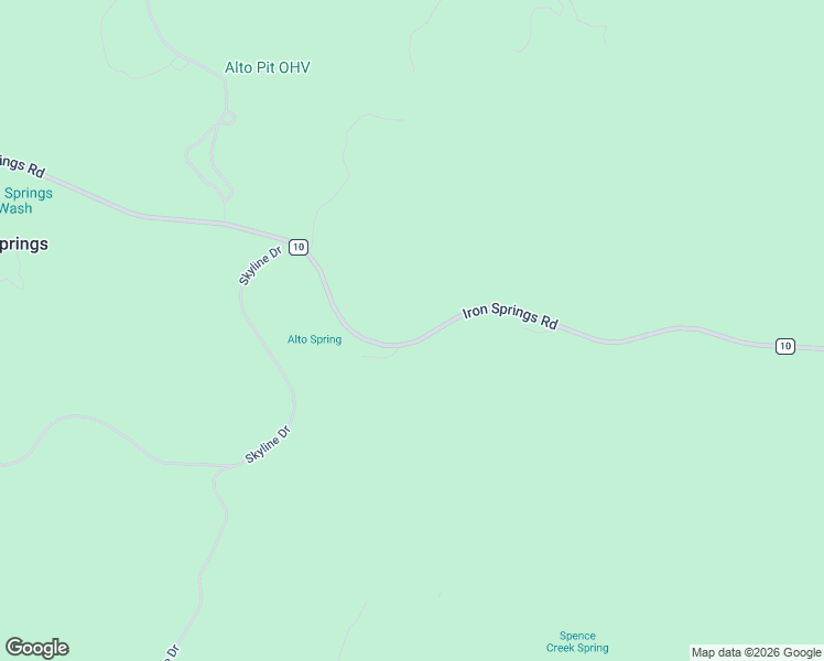 map of restaurants, bars, coffee shops, grocery stores, and more near 5622-5664 Iron Springs Road in Prescott