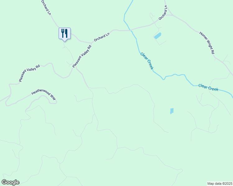 map of restaurants, bars, coffee shops, grocery stores, and more near Gault's Gulch Road in Talking Rock