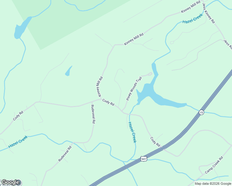 map of restaurants, bars, coffee shops, grocery stores, and more near 289 Smiling Valley Road in Mount Airy