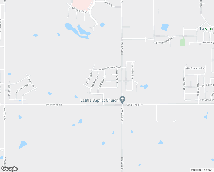 map of restaurants, bars, coffee shops, grocery stores, and more near 5311 Southwest Tyler Avenue in Lawton