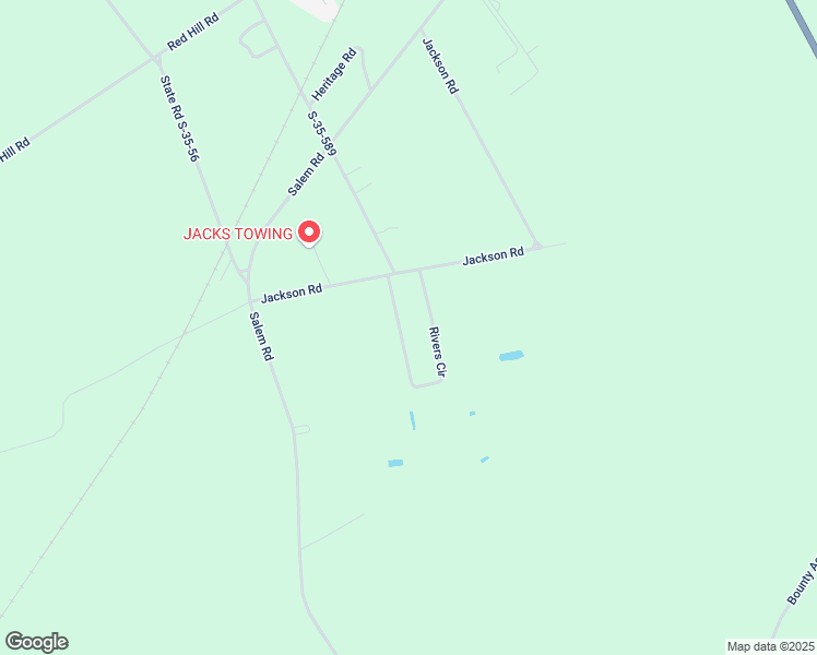map of restaurants, bars, coffee shops, grocery stores, and more near 739 Rivers Circle in Bennettsville