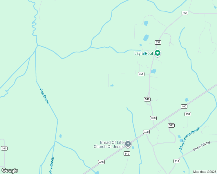 map of restaurants, bars, coffee shops, grocery stores, and more near 399 County Road 361 in Trinity