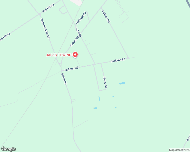 map of restaurants, bars, coffee shops, grocery stores, and more near 739 Rivers Circle in Bennettsville