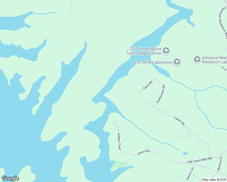 map of restaurants, bars, coffee shops, grocery stores, and more near 350 Cann Road in Anderson
