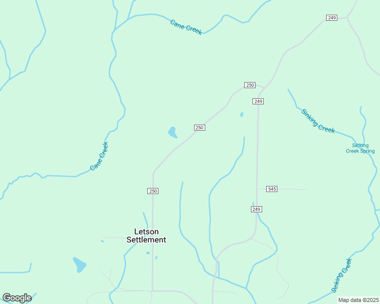 map of restaurants, bars, coffee shops, grocery stores, and more near 1092 County Road 250 in Moulton