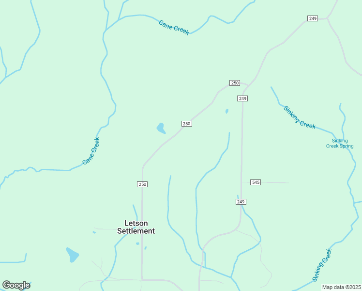 map of restaurants, bars, coffee shops, grocery stores, and more near 1092 County Road 250 in Moulton
