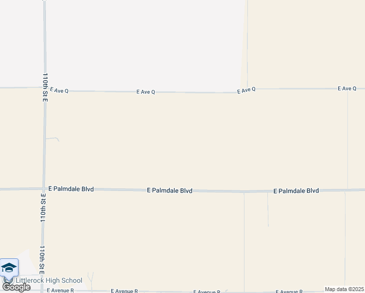 map of restaurants, bars, coffee shops, grocery stores, and more near 2 East Palmdale Boulevard in Palmdale