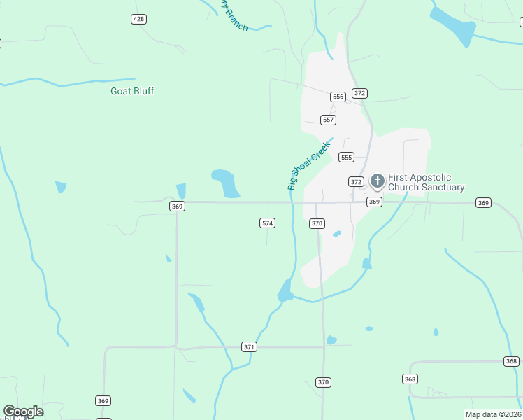 map of restaurants, bars, coffee shops, grocery stores, and more near 22 County Road 574 in Trinity