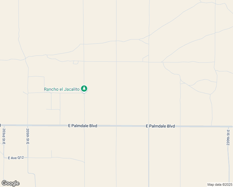 map of restaurants, bars, coffee shops, grocery stores, and more near 215th Street East in Los Angeles County