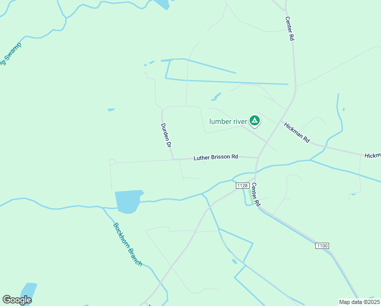 map of restaurants, bars, coffee shops, grocery stores, and more near 320 Luther Brisson Road in Bladenboro
