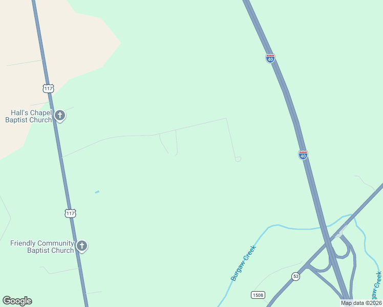 map of restaurants, bars, coffee shops, grocery stores, and more near 542 Harrell Road in Burgaw