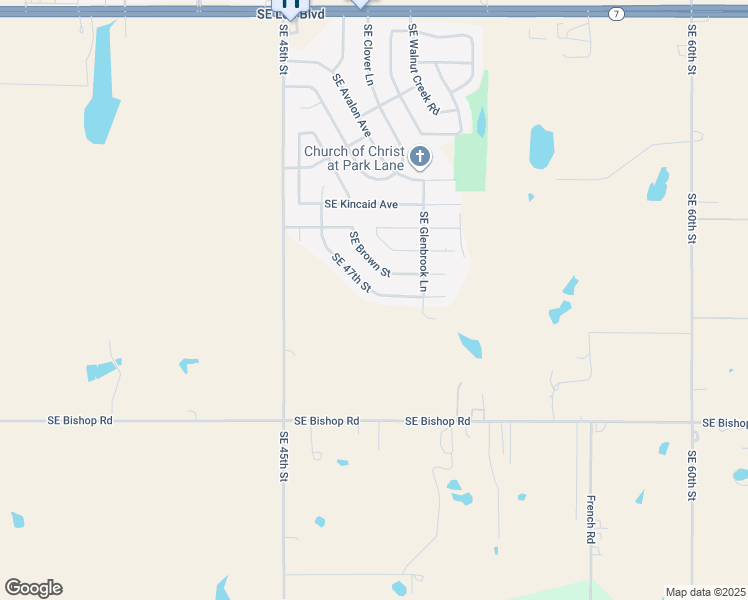 map of restaurants, bars, coffee shops, grocery stores, and more near 4733 Southeast 47th Street in Lawton