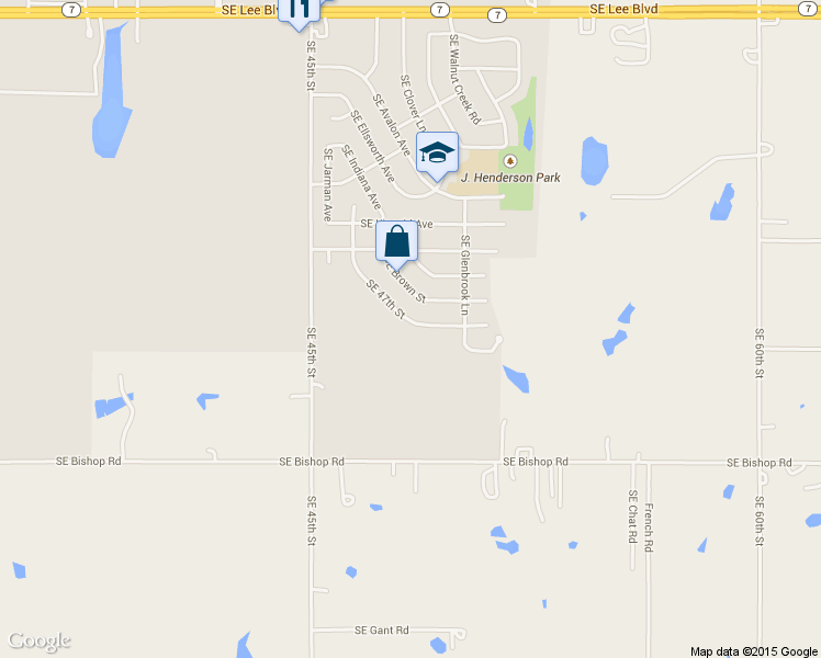 map of restaurants, bars, coffee shops, grocery stores, and more near 4733 Southeast 47th Street in Lawton