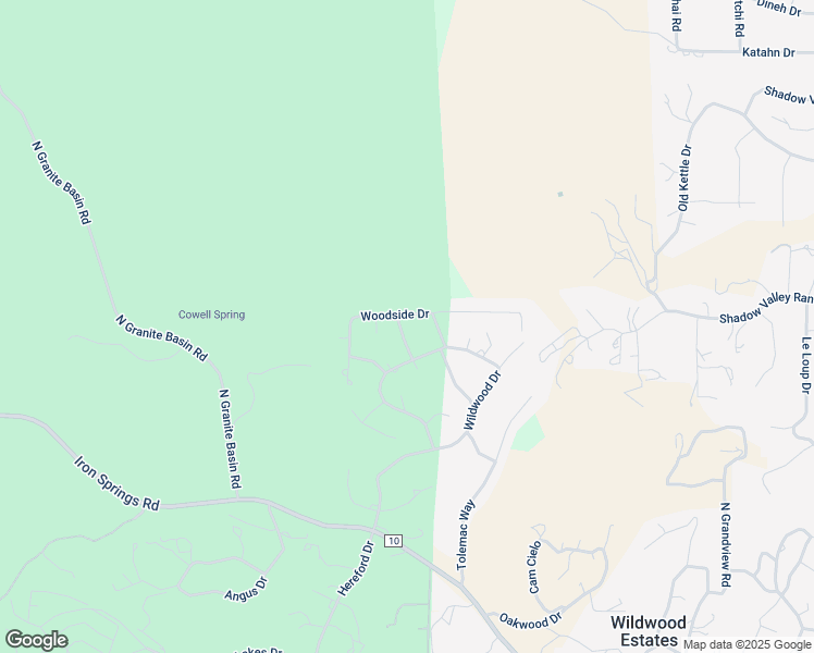 map of restaurants, bars, coffee shops, grocery stores, and more near 10 Shadow Vista in Prescott
