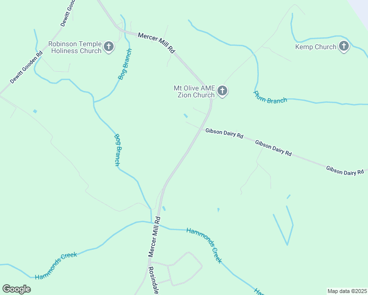 map of restaurants, bars, coffee shops, grocery stores, and more near 3552 Mercer Mill Brown Marsh Road in Elizabethtown