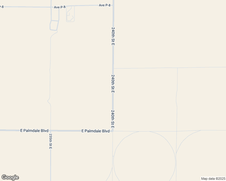 map of restaurants, bars, coffee shops, grocery stores, and more near 39165 240th Street East in Palmdale