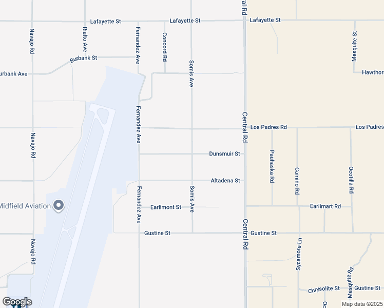 map of restaurants, bars, coffee shops, grocery stores, and more near Dunsmuir Street in Apple Valley