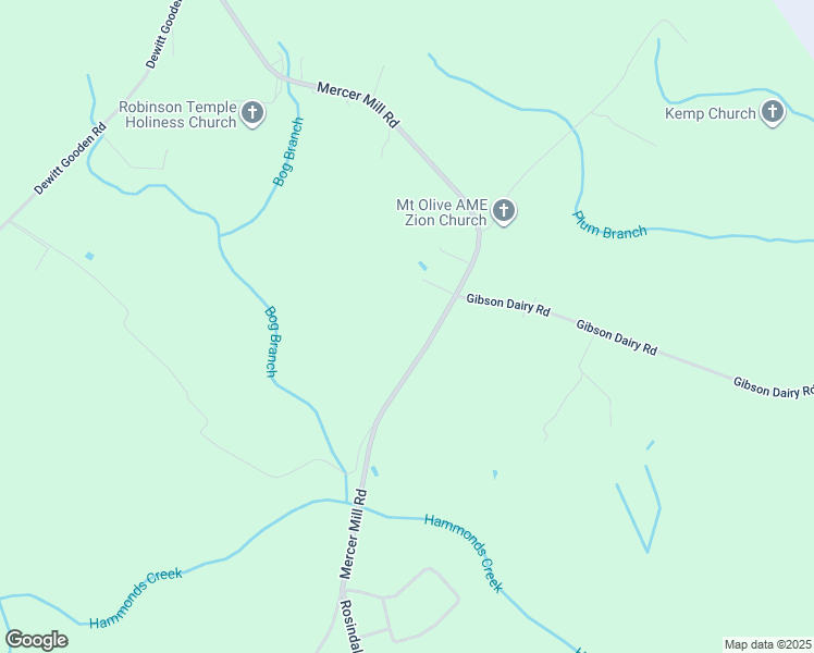 map of restaurants, bars, coffee shops, grocery stores, and more near 3552 Mercer Mill Brown Marsh Road in Elizabethtown