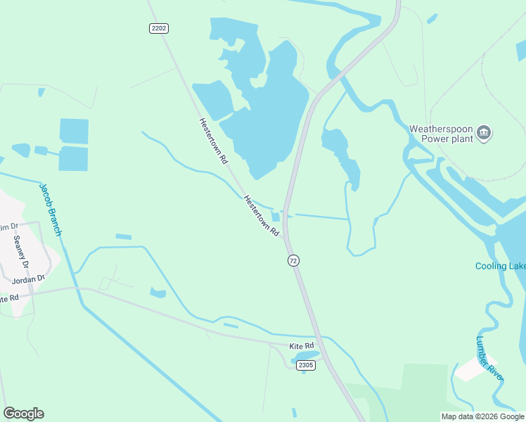 map of restaurants, bars, coffee shops, grocery stores, and more near 2441 Hestertown Road in Lumberton
