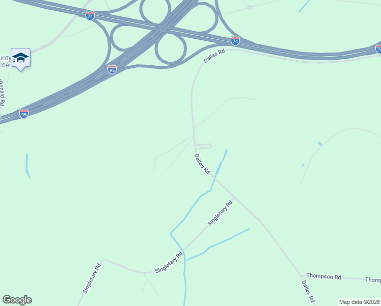 map of restaurants, bars, coffee shops, grocery stores, and more near 668 Dallas Road in Lumberton