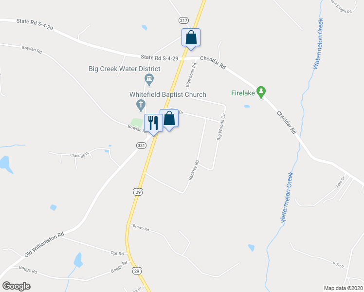 map of restaurants, bars, coffee shops, grocery stores, and more near 4530 U.S. 29 in Belton