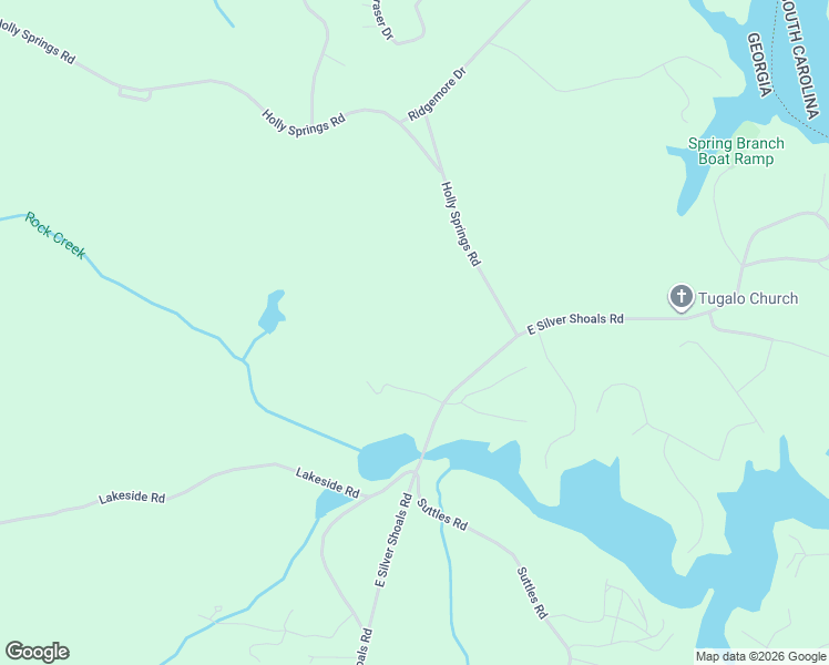 map of restaurants, bars, coffee shops, grocery stores, and more near 760 Holly Springs Road in Toccoa