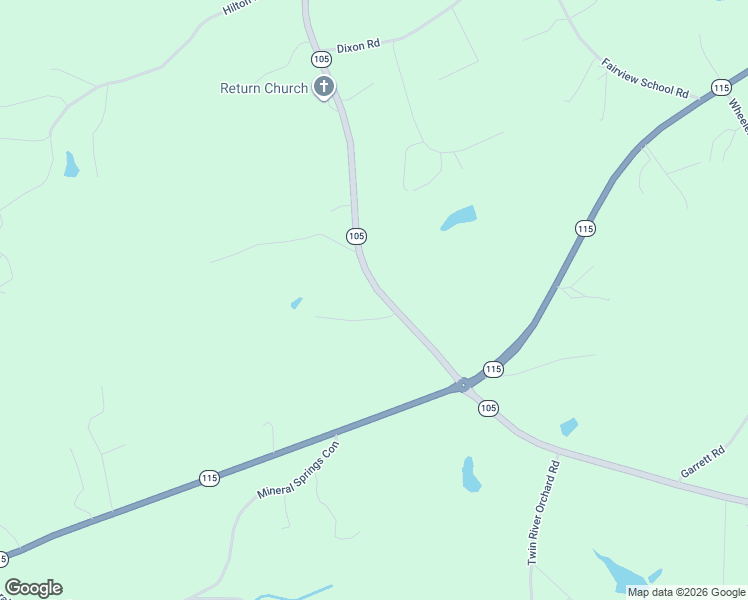 map of restaurants, bars, coffee shops, grocery stores, and more near 419 Georgia 105 in Demorest