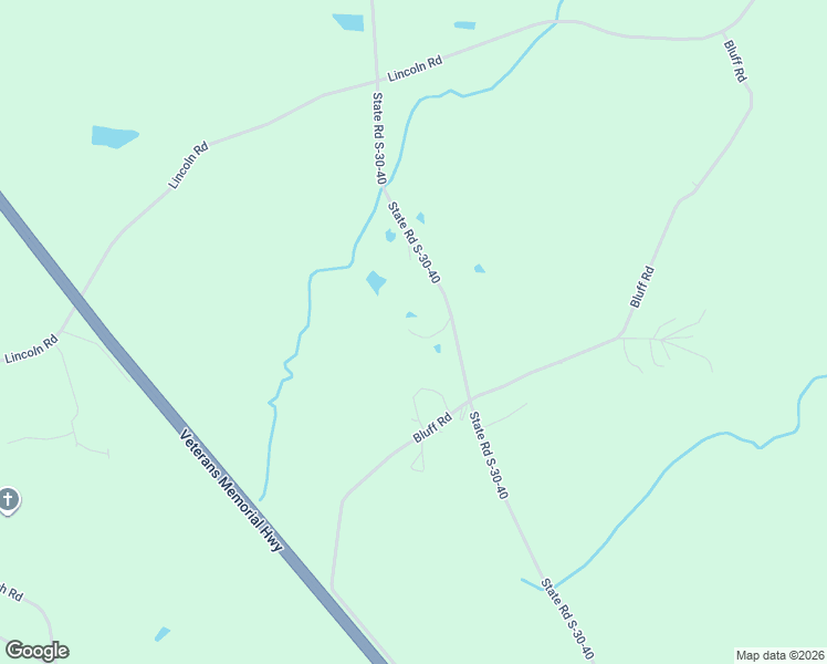 map of restaurants, bars, coffee shops, grocery stores, and more near 3342 State Road S-30-40 in Gray Court