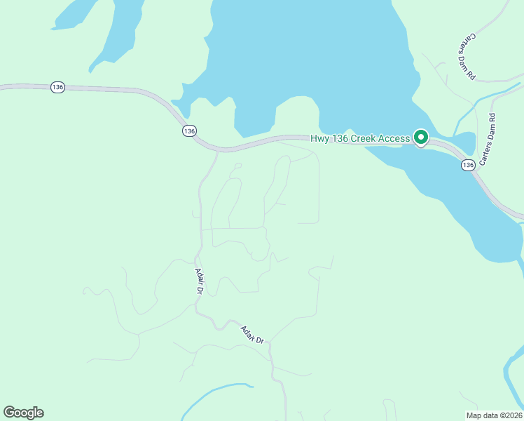 map of restaurants, bars, coffee shops, grocery stores, and more near 111 Georgia 136 in Chatsworth