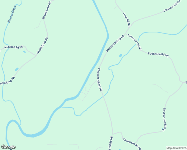 map of restaurants, bars, coffee shops, grocery stores, and more near 2228 Pleasant Hill Road Northeast in Ranger
