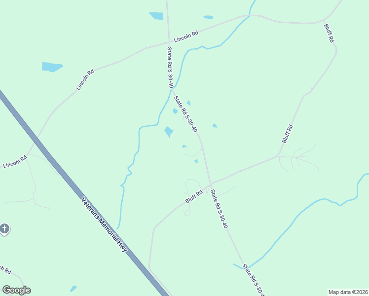 map of restaurants, bars, coffee shops, grocery stores, and more near 3342 State Road S-30-40 in Gray Court