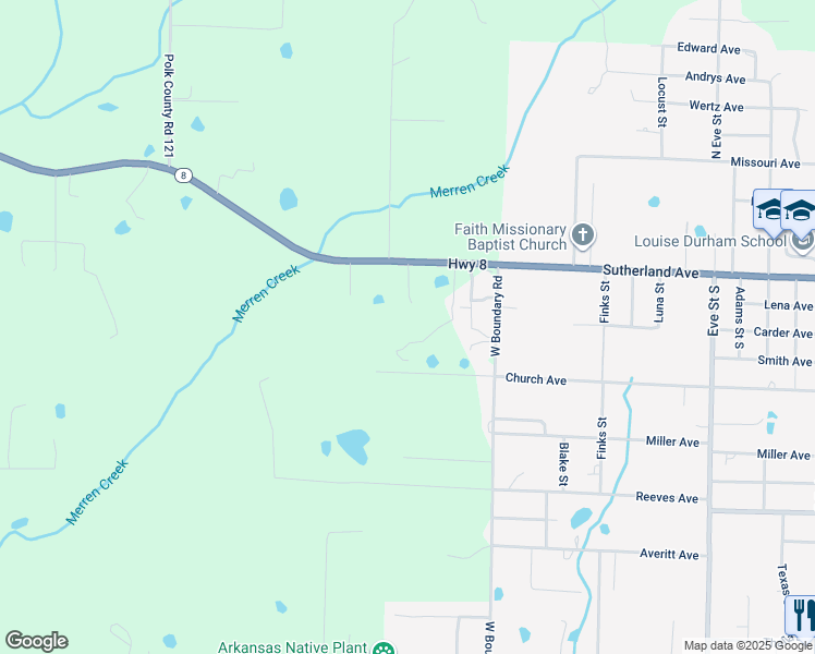 map of restaurants, bars, coffee shops, grocery stores, and more near 118 Aleeyah Lane in Mena