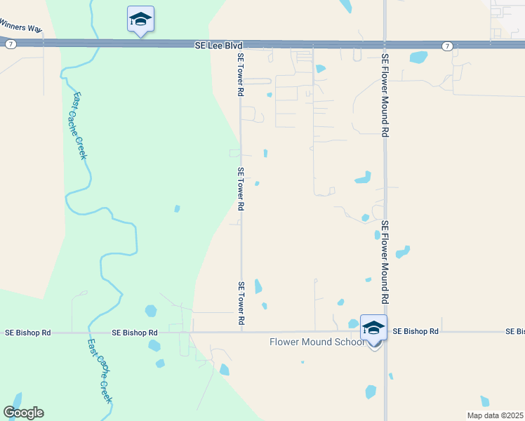 map of restaurants, bars, coffee shops, grocery stores, and more near 2076-2170 Southeast Tower Road in Lawton